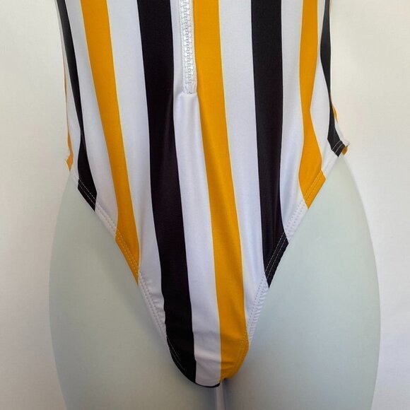 Striped One Piece Bathing Suit. NWOT - Picture 3 of 12